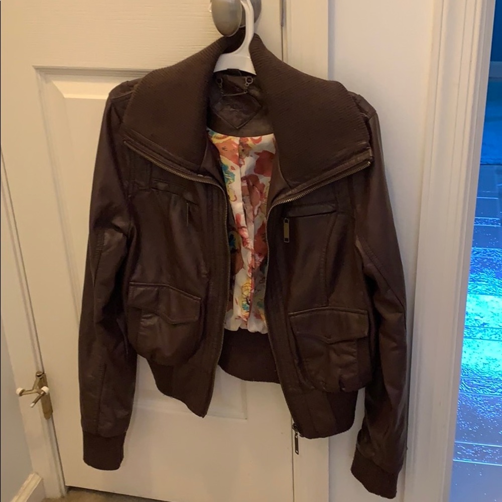 Leather jacket